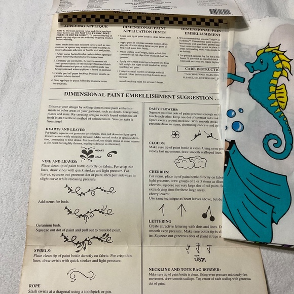 No sew Fabric applique.  H270 - Picture 9 of 9